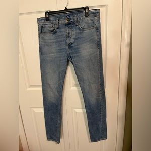 Rag & Bone Men's Fit 2 Slim Fit Jeans In‎ Size: 34x 32
